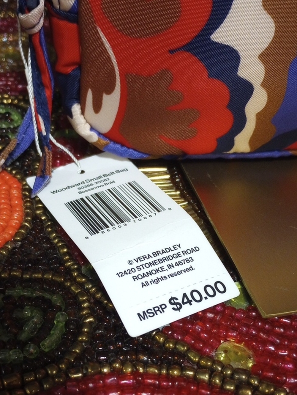 Vera Bradley Woodward Belt Bag - Picture 12 of 16
